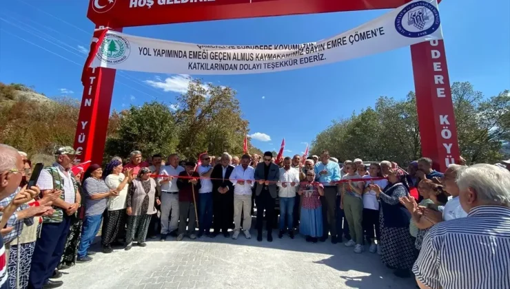 Tokat’ın Almus ilçesinde Çamdalı grup yolu hizmete açıldı