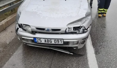 Tokat’ta Cip ile Otomobil Çarpıştı: 2 Yaralı